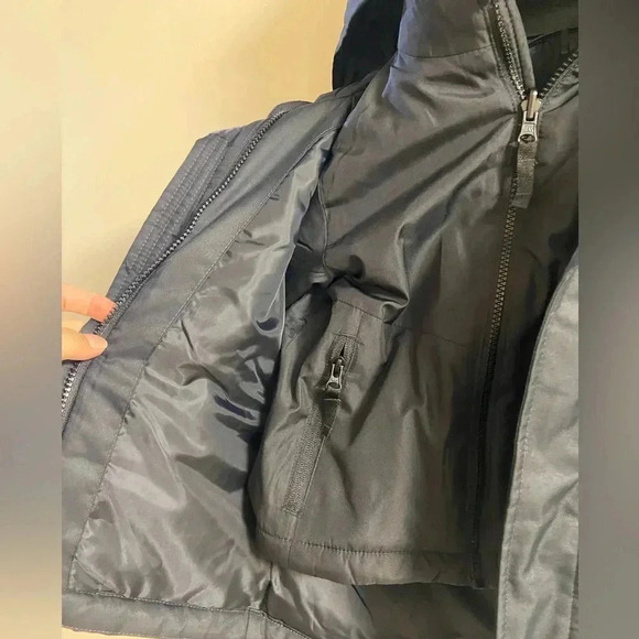All in motion jacket boys black 2 in 1‎ zip up hooded XS NWT $60 - Picture 5 of 15